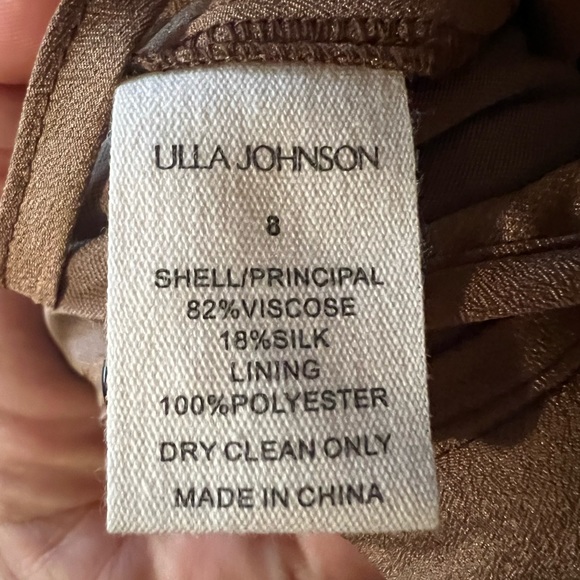 NWT Veronica Pleated Pants by Ulla Johnson, size 8, in Mica - Picture 6 of 6